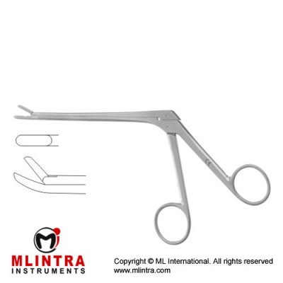 Love-Gruenwald Leminectomy Rongeur Up Stainless Steel, 13 cm - 5" Bite Size 3 x 10 mm